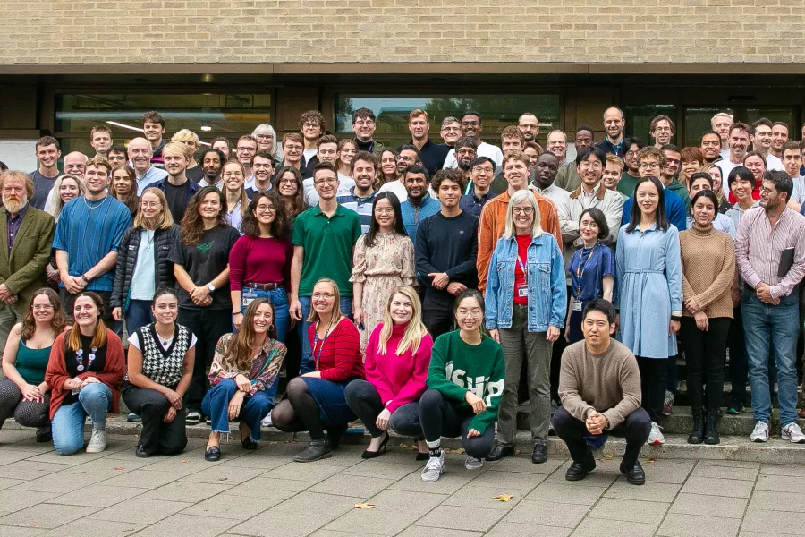 Department community outside Statistics building